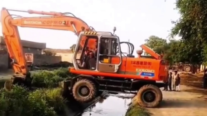 Front Loader Across the Canal